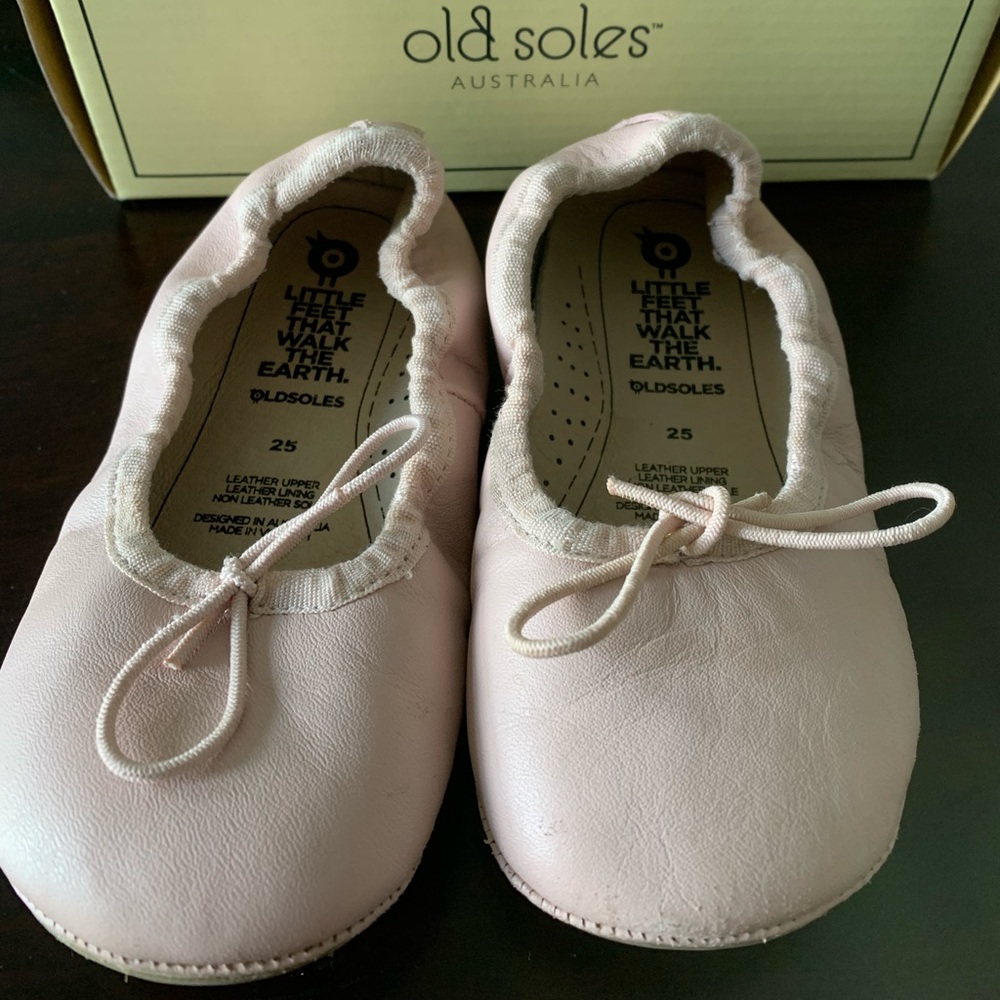 Toddler girls pink ballet flats